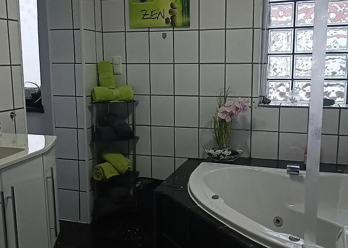 公寓 Blaue Oase, Netflix, Massagesessel, Whirlpool Badewanne